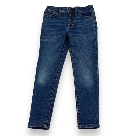 GAP Jeans Kids 7 Jegging Ankle High Rise Button Fly - Picture 1 of 13
